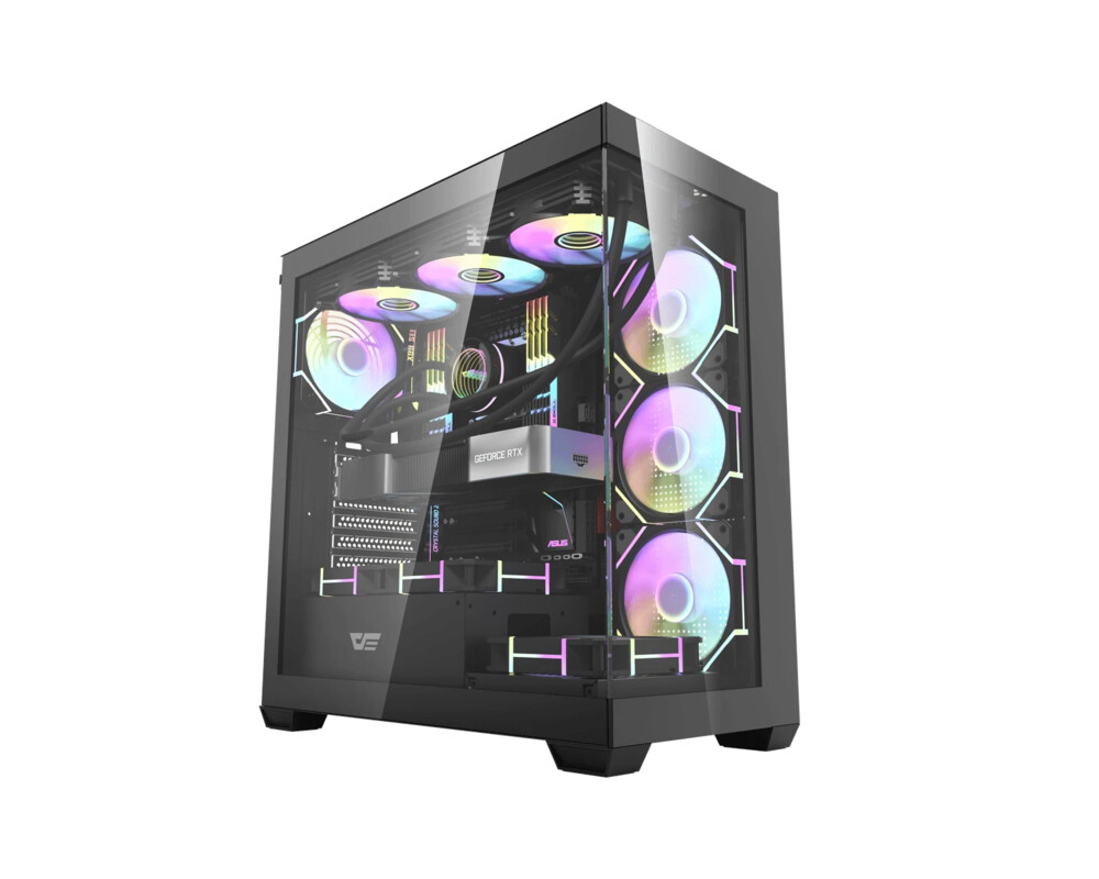Кутия Darkflash ATX - DS900 Black - USB-C