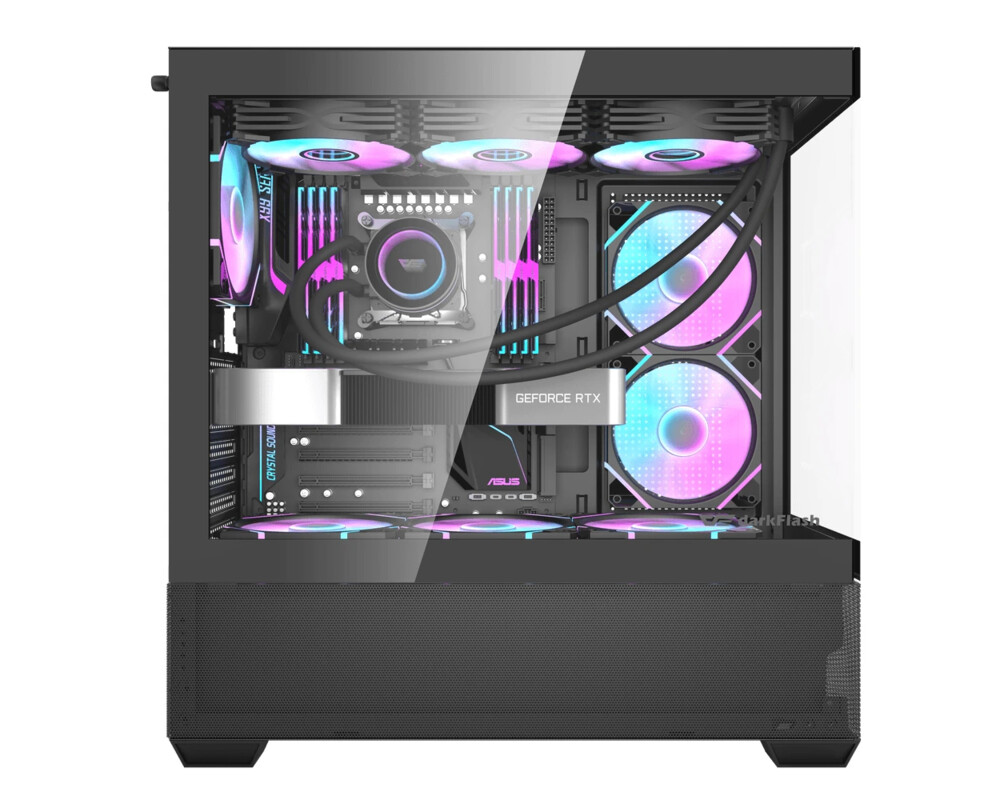 Кутия Darkflash ATX - DS900 AIR Black - USB-C 4