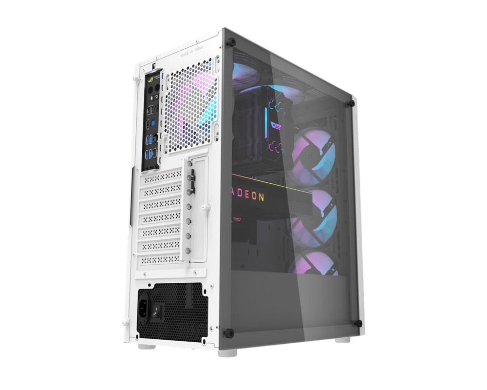 Кутия Darkflash ATX - DK351 White - 4 fans inc... 2