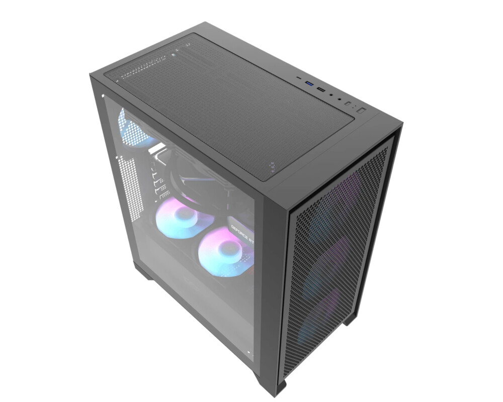 Кутия Darkflash ATX - DRX70 Mesh Black - Addressable RGB 4 fans 2