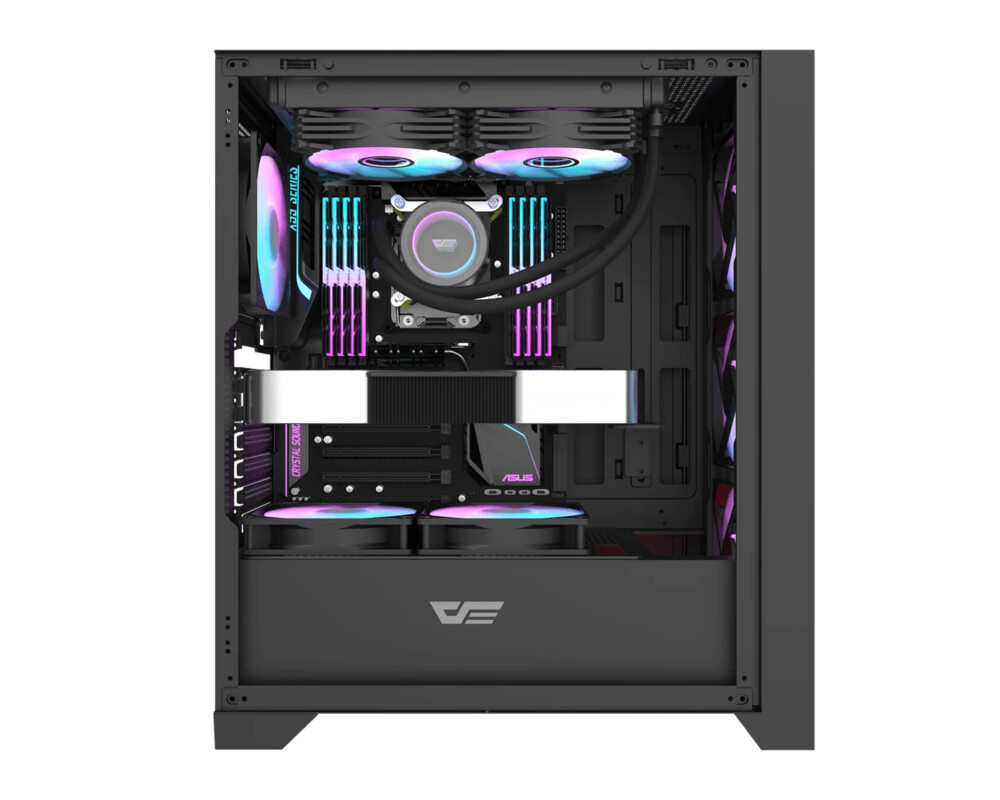 Кутия Darkflash ATX - DRX70 Mesh Black - Addressable RGB 4 fans 4
