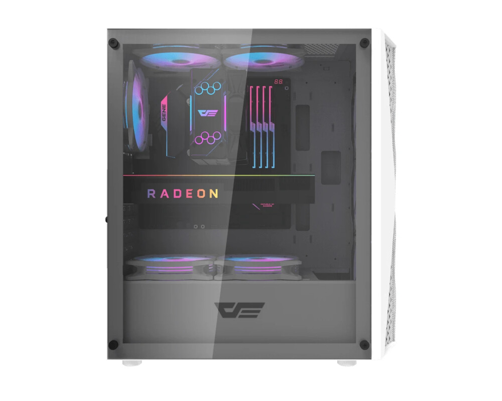 Кутия Darkflash ATX - DK352 White - 4 fans inc... 6