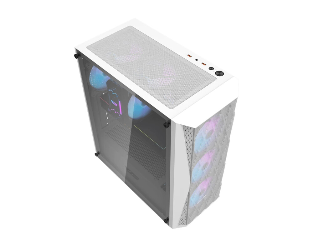 Кутия Darkflash ATX - DK352 White - 4 fans inc... 8