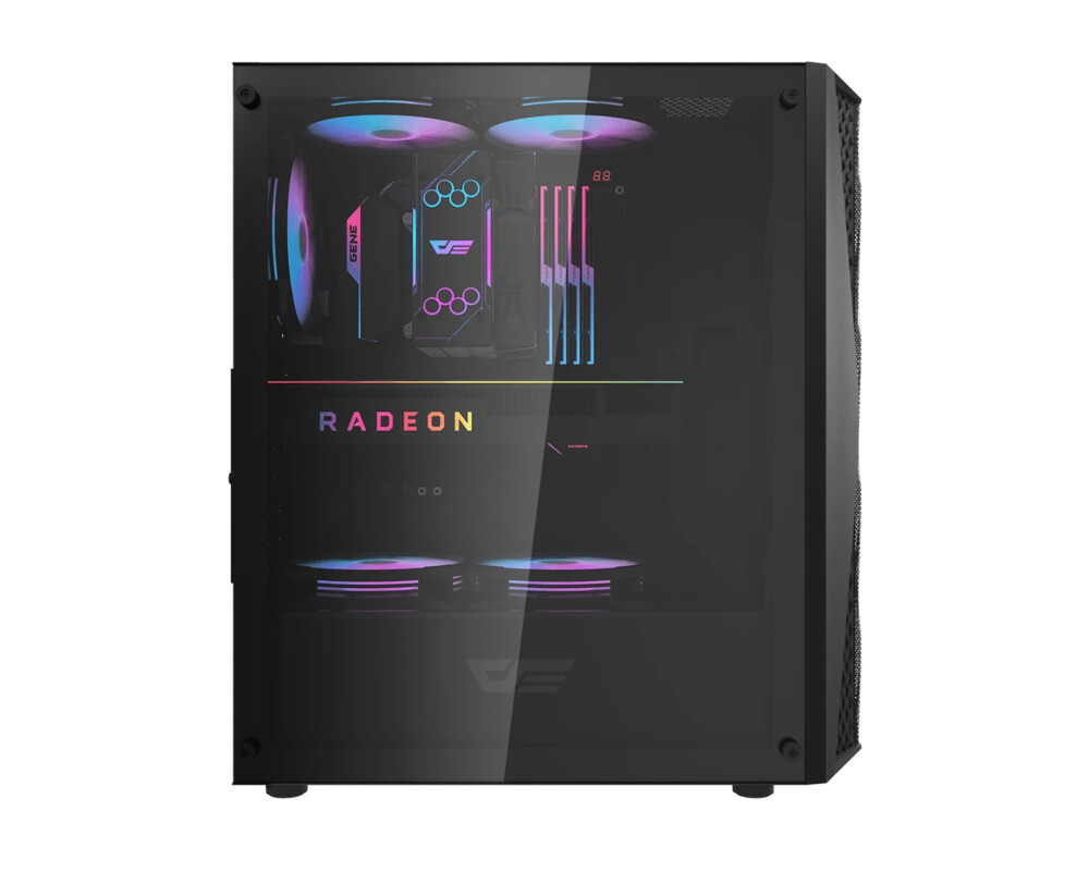 Кутия Darkflash ATX - DK352 Black - 4 fans inc... 6