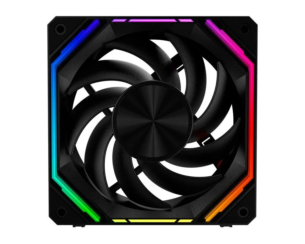 Вентилатор Darkflash Комплект вентилатори Pack 3-in-1 3x120mm - INF32 Black 2