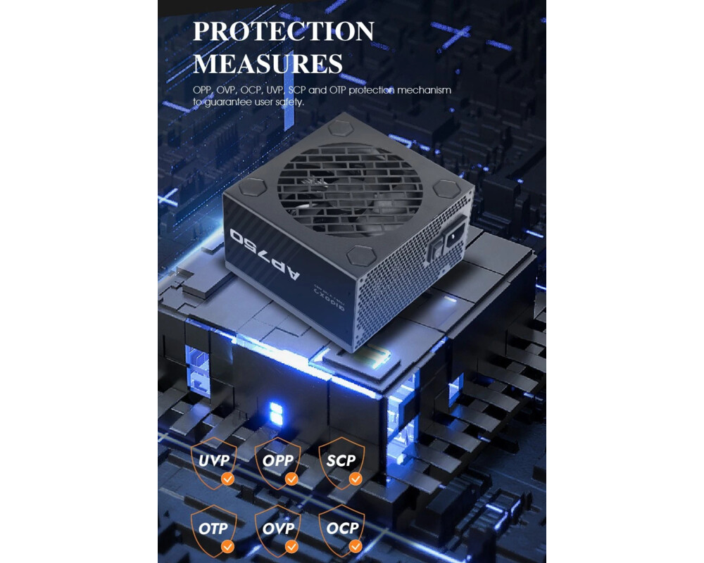 Захранване Aigo 750W - AP750 - 80 Plus White 7