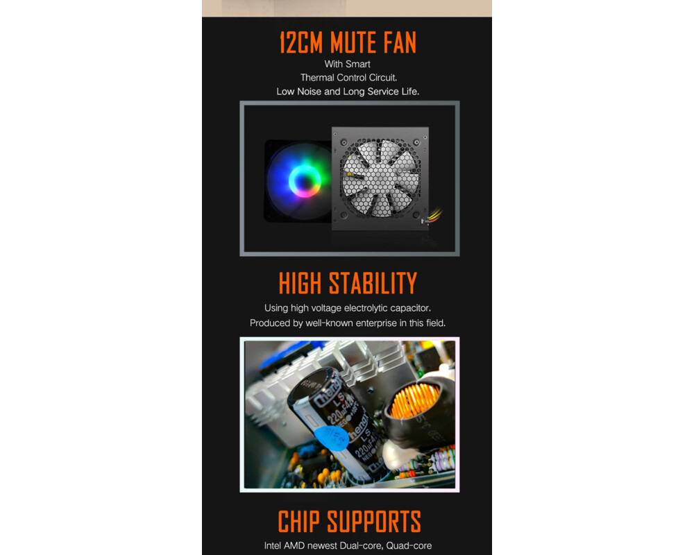 Захранване Aigo 700W - Warrior AK700 RGB 5