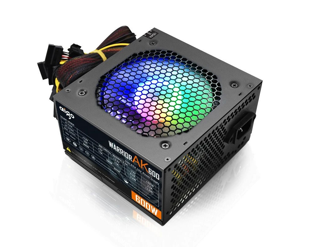 Захранване Aigo 600W - Warrior AK600 RGB 2