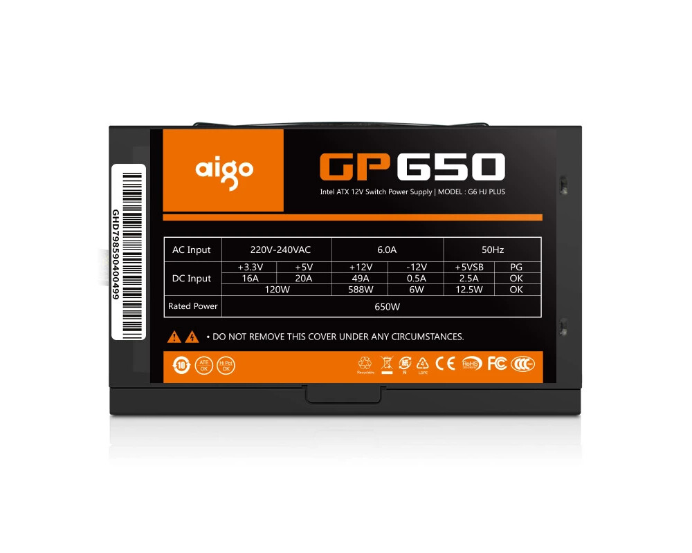 Захранване Aigo 650W Bronze - GP650 5