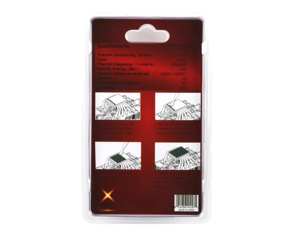 Термо паста Thermalright - TFX 2g - 14.3 W/mK 3