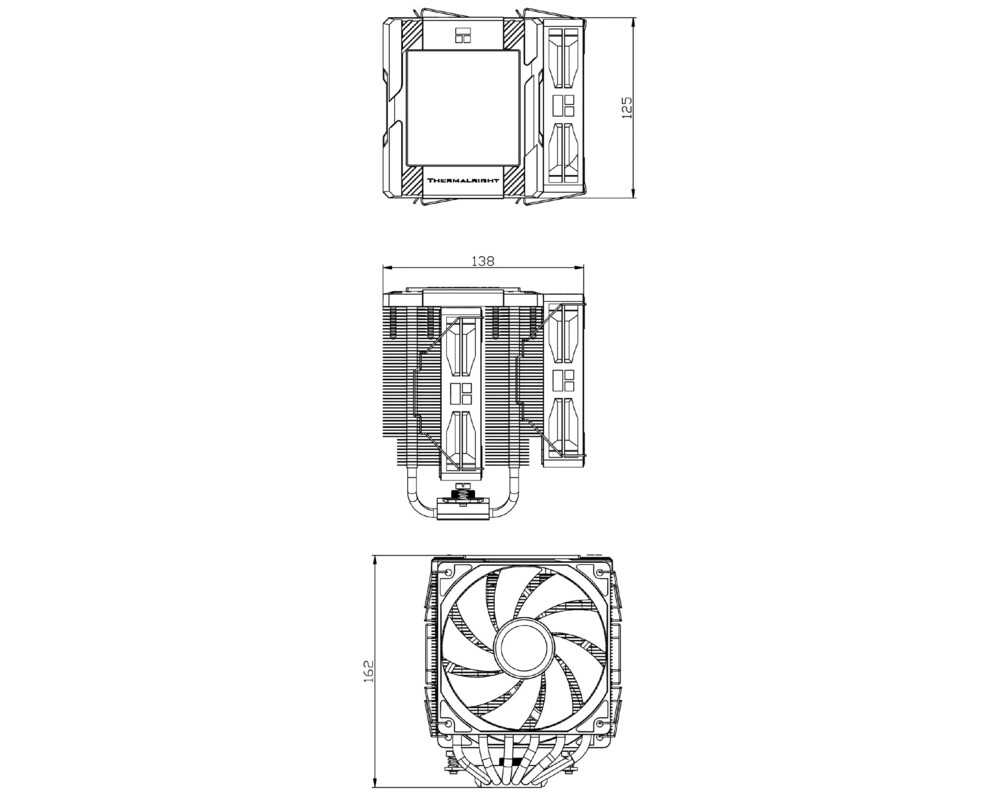 Охладител за процесор Thermalright Peerless Assassin 120 Digit... 11