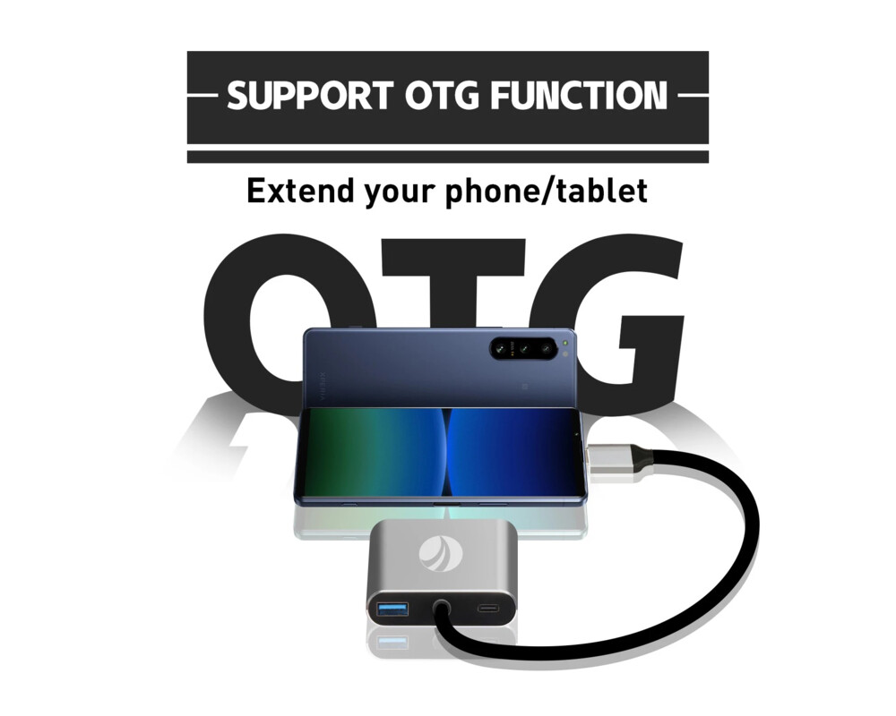 Докинг станция VCom Docking Station USB-C 4-in-1 - CU450S - HDMI x 2 8
