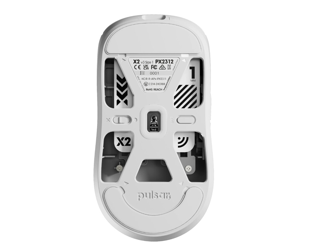 Мишка Pulsar професионална Wireless Gaming Mouse X2 v3 Size1 White - 1K 2