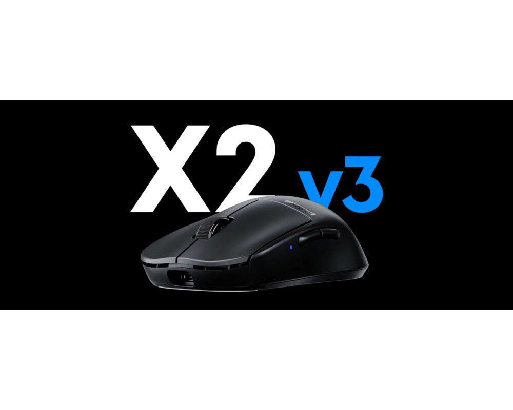Мишка Pulsar професионална Wireless Gaming Mouse X2 v3 Size2 Black - 1K 6