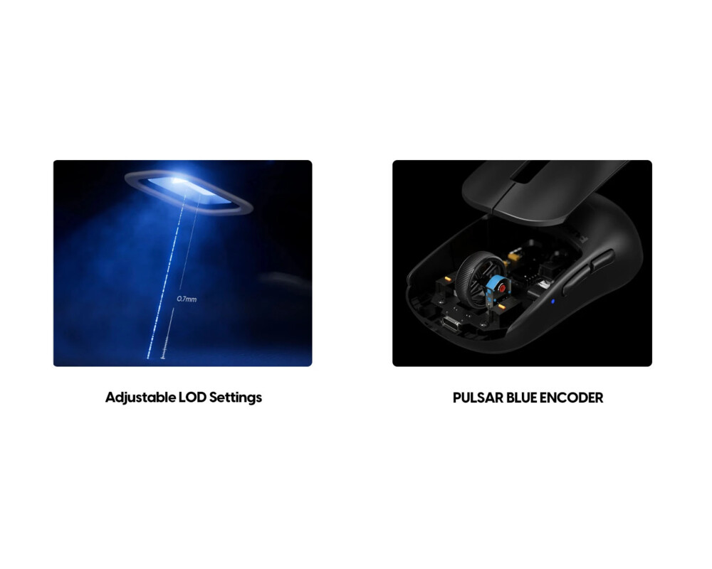 Мишка Pulsar професионална Wireless Gaming Mouse X2 v3 Size2 Black - 1K 9