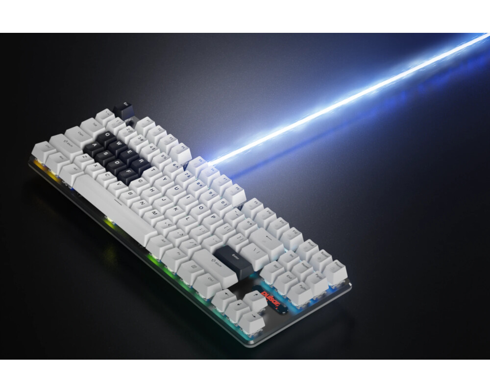 Клавиатура Pulsar професионална геймърска механична клавиатура Professional Gaming Mechanical Keyboard PCMK 2 HE TKL ANSI White - 8K 13