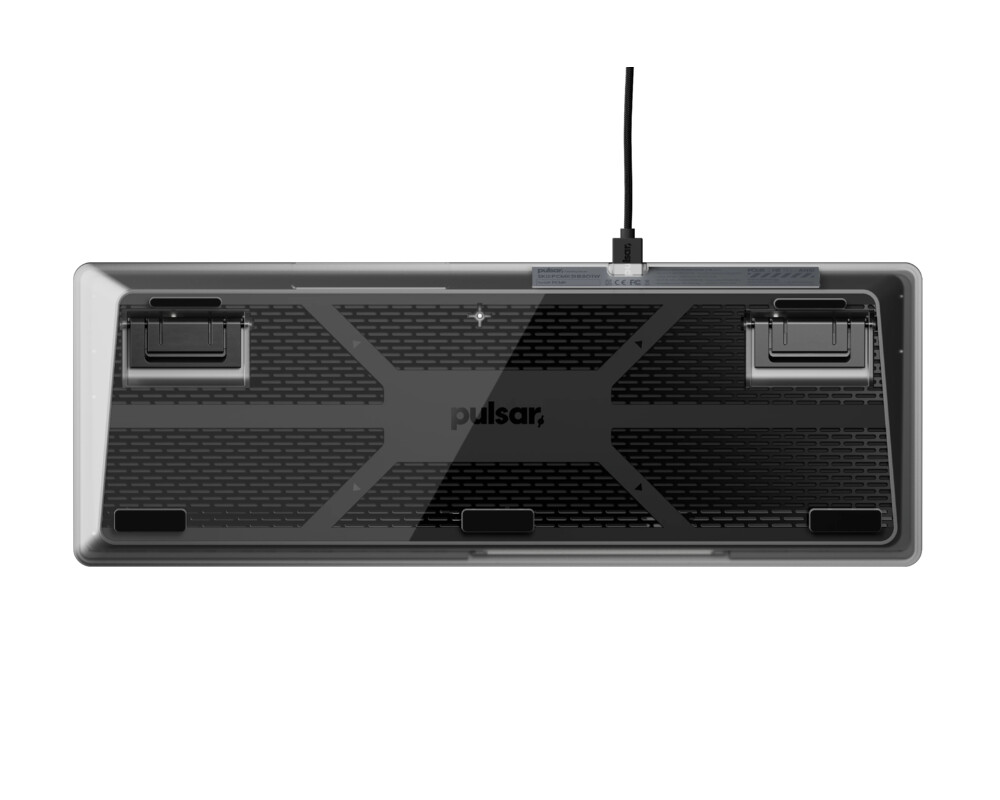 Клавиатура Pulsar професионална геймърска механична клавиатура Professional Gaming Mechanical Keyboard PCMK 2 HE TKL ANSI Black - 8K 5