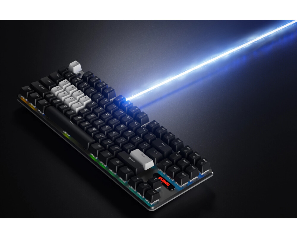 Клавиатура Pulsar професионална геймърска механична клавиатура Professional Gaming Mechanical Keyboard PCMK 2 HE TKL ANSI Black - 8K 7