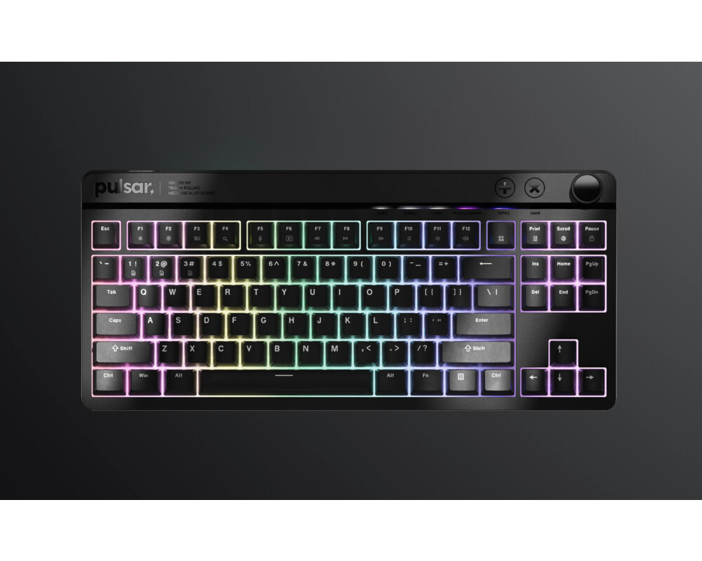 Клавиатура Pulsar професионална геймърска механична клавиатура Professional Gaming Mechanical Keyboard Xboard MS TKL ANSI Black - 8K 5