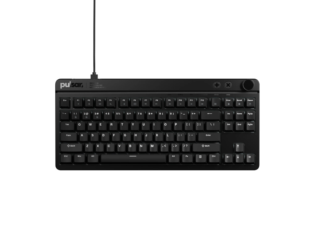 Клавиатура Pulsar професионална геймърска механична клавиатура Professional Gaming Mechanical Keyboard Xboard MS TKL ANSI Black - 8K 2