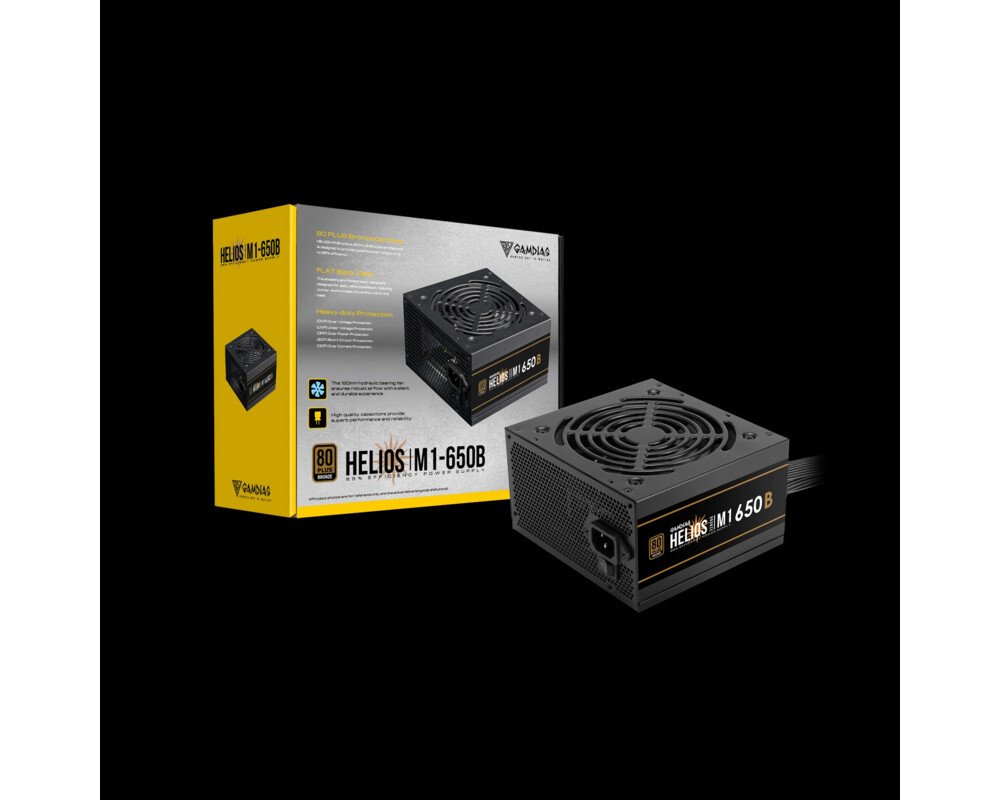 Захранване Gamdias 650W Bronze - HELIOS M1-650B 8
