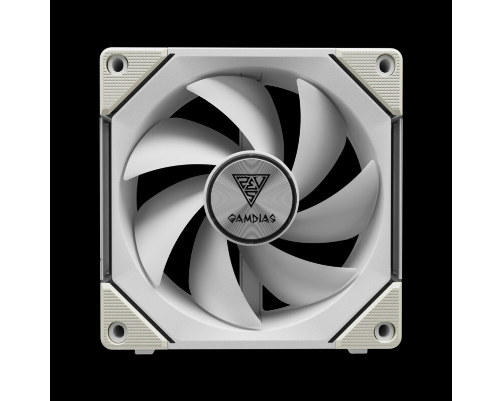 Вентилатор Gamdias Комплект вентилатори Pack 3-in-1 3x120mm - AEOLUS P2-1203 White 9