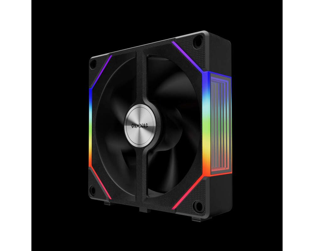 Вентилатор Gamdias Комплект вентилатори Pack 3-in-1 3x120mm - AEOLUS P2-1203 4