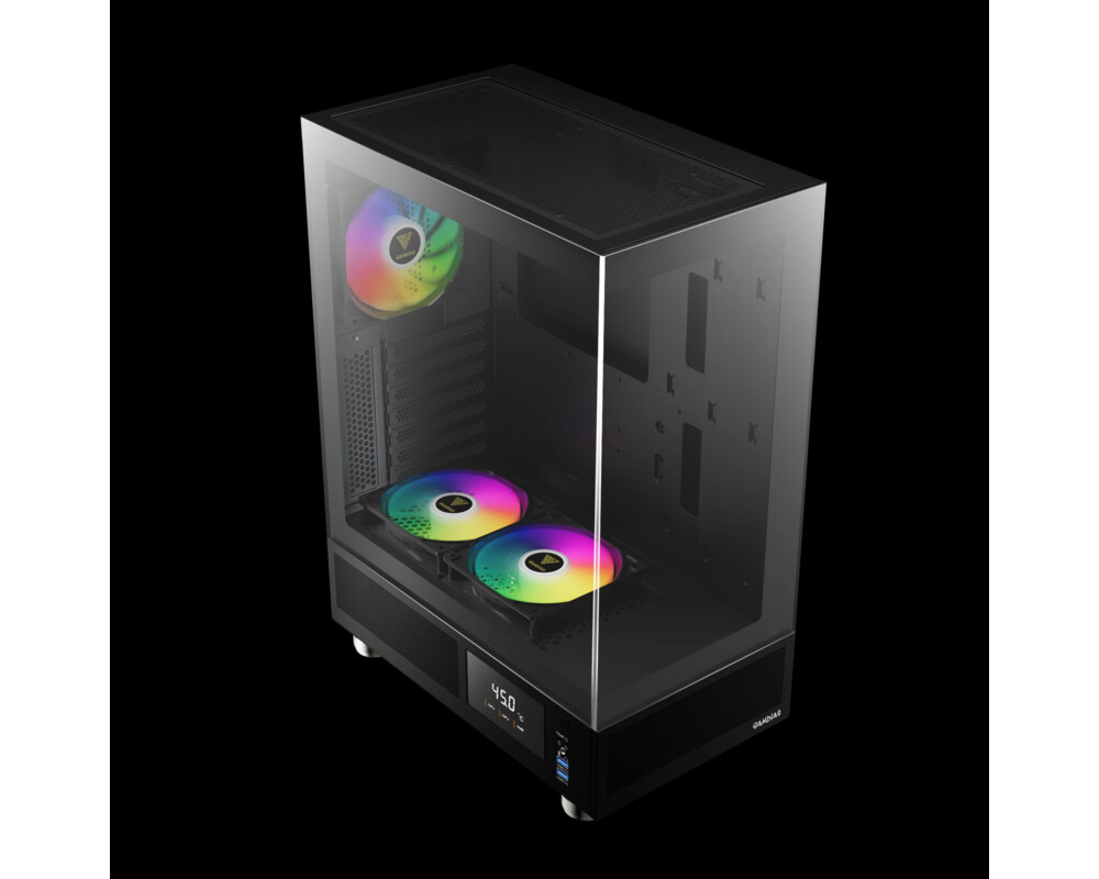 Кутия Gamdias ATX - ATLAS E1 - 3 x 120 mm A-RGB 3
