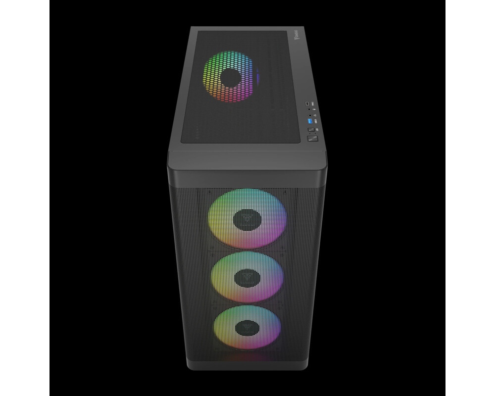 Кутия Gamdias E-ATX - ATHENA M3 Black - USB-C 3