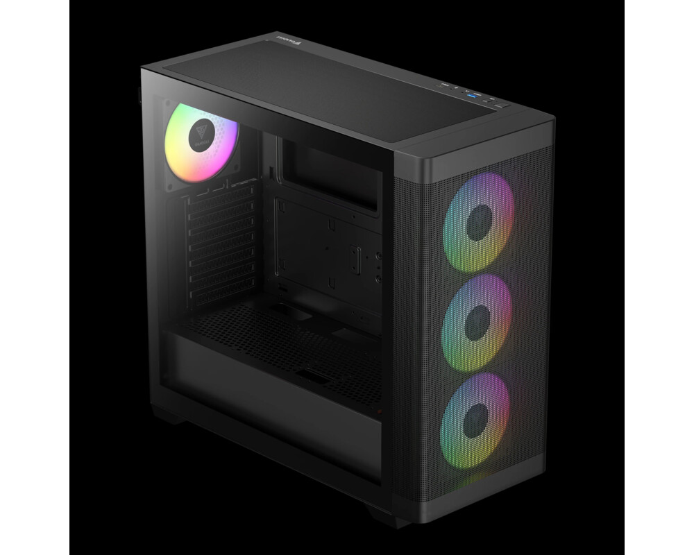 Кутия Gamdias E-ATX - ATHENA M3 Black - USB-C 5