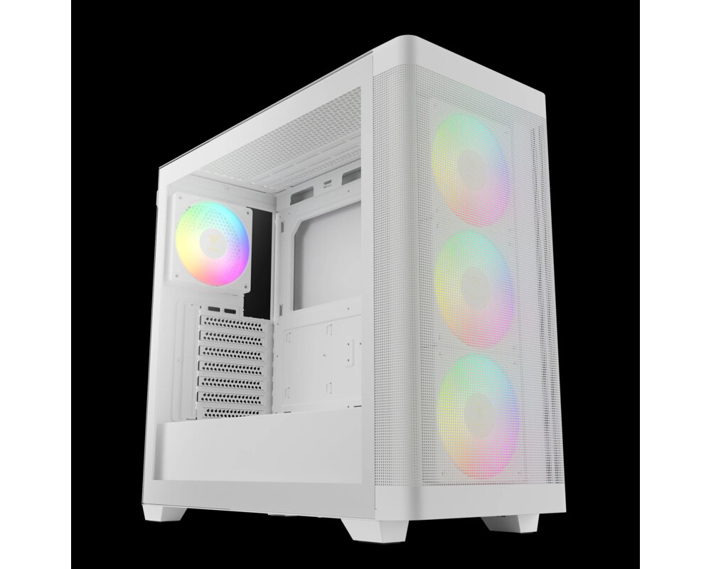 Кутия Gamdias E-ATX - ATHENA M3 White - USB-C 2