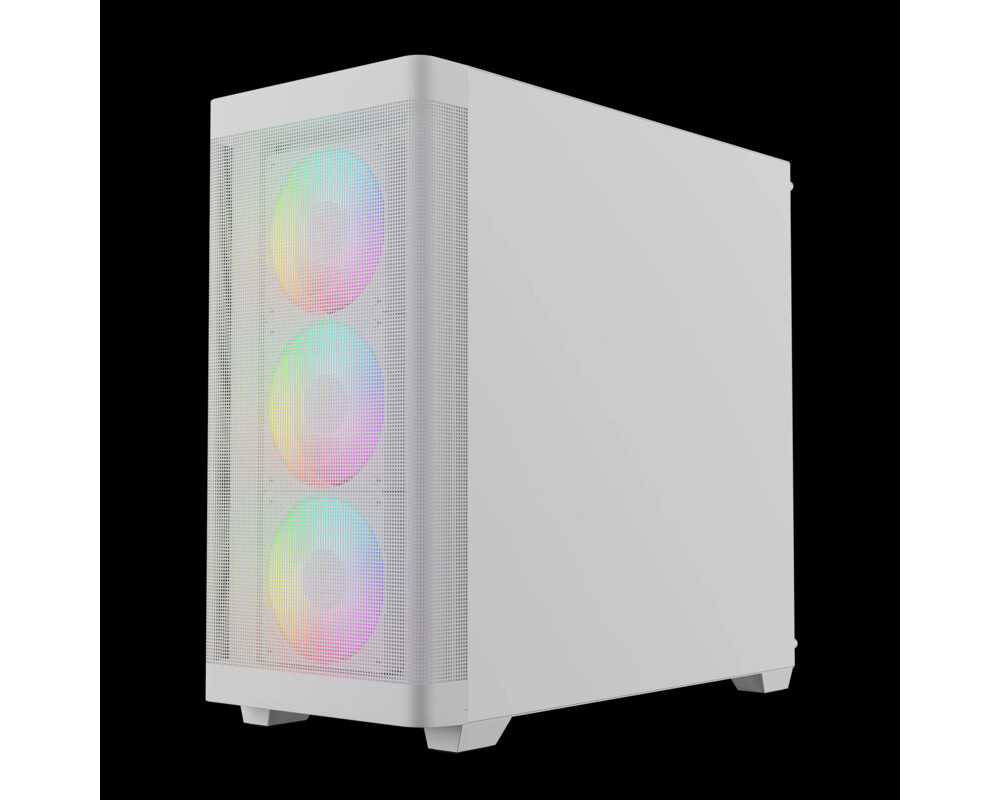 Кутия Gamdias E-ATX - ATHENA M3 White - USB-C 6