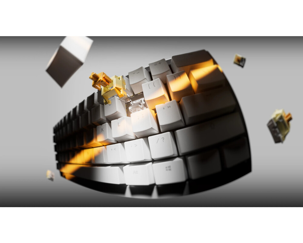 Клавиатура Ducky професионална геймърска механична клавиатура Professional Gaming Mechanical Keyboard One X Wireless Black - Ducky AI Switches [Linear] 9