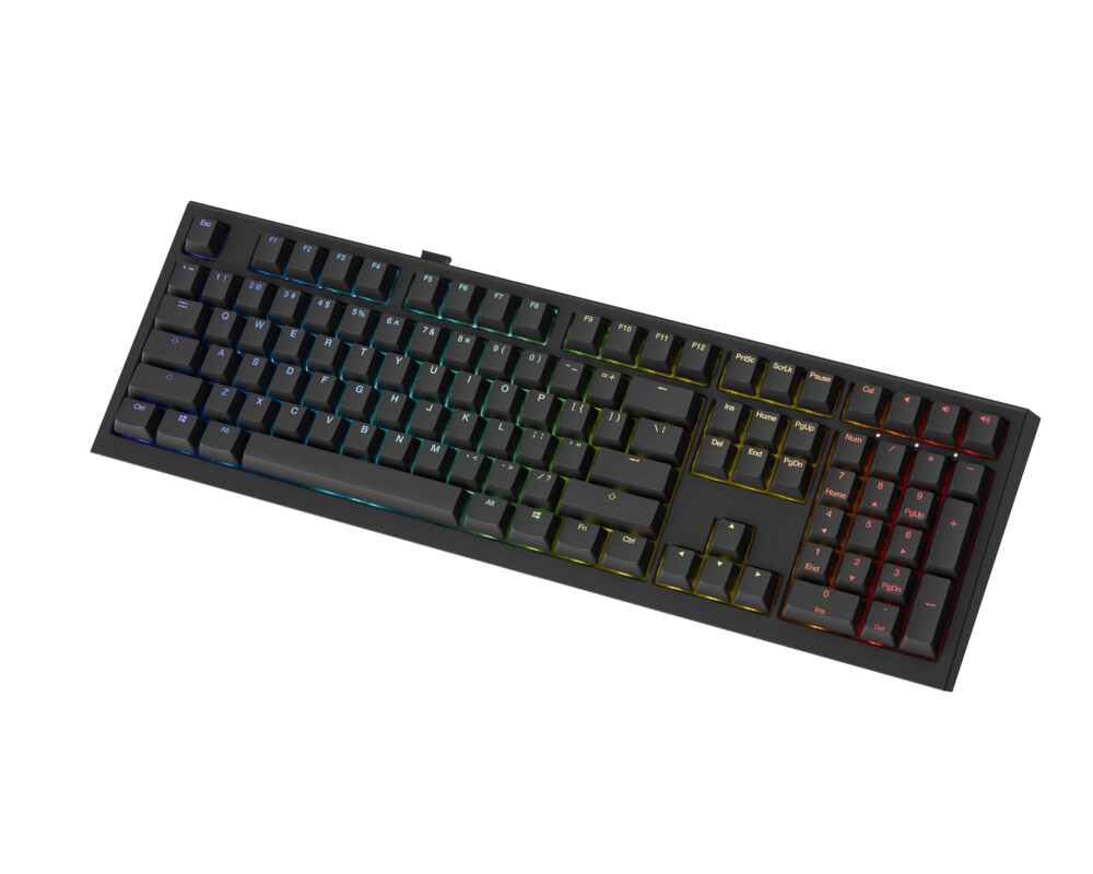 Клавиатура Ducky професионална геймърска механична клавиатура Professional Gaming Mechanical Keyboard One X Wireless Black - Ducky AI Switches [Linear] 3