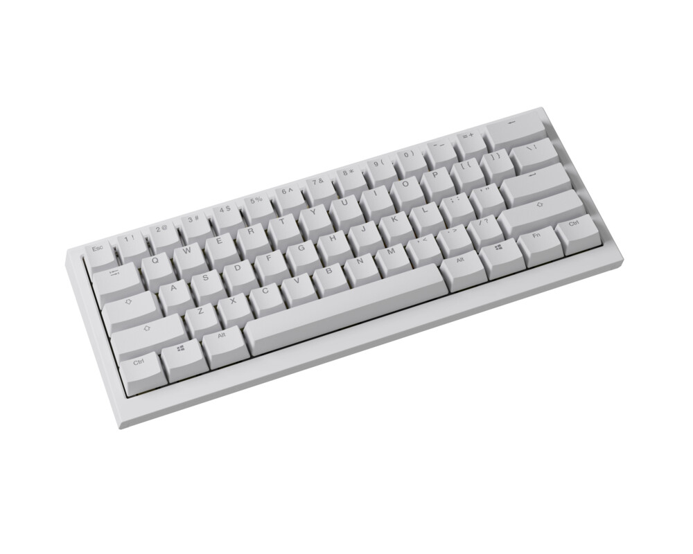 Клавиатура Ducky професионална геймърска механична клавиатура Professional Gaming Mechanical Keyboard One X Mini Wireless White - Ducky AI Switches [Linear] 5