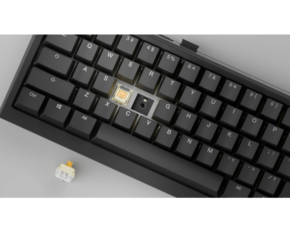 Клавиатура Ducky професионална геймърска механична клавиатура Professional Gaming Mechanical Keyboard One X Mini Wireless Black - Ducky AI Switches [Linear] 9