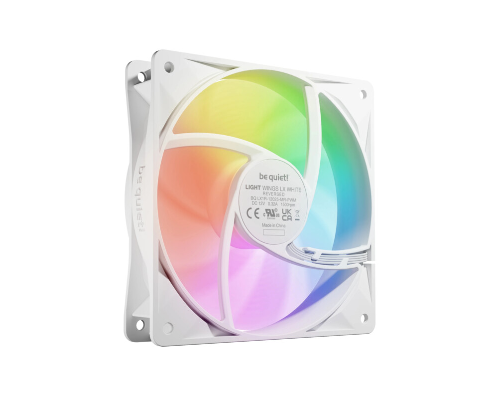 Вентилатор be quiet! Fan 120mm - LIGHT WINGS LX 120mm PWM Reverse White 2