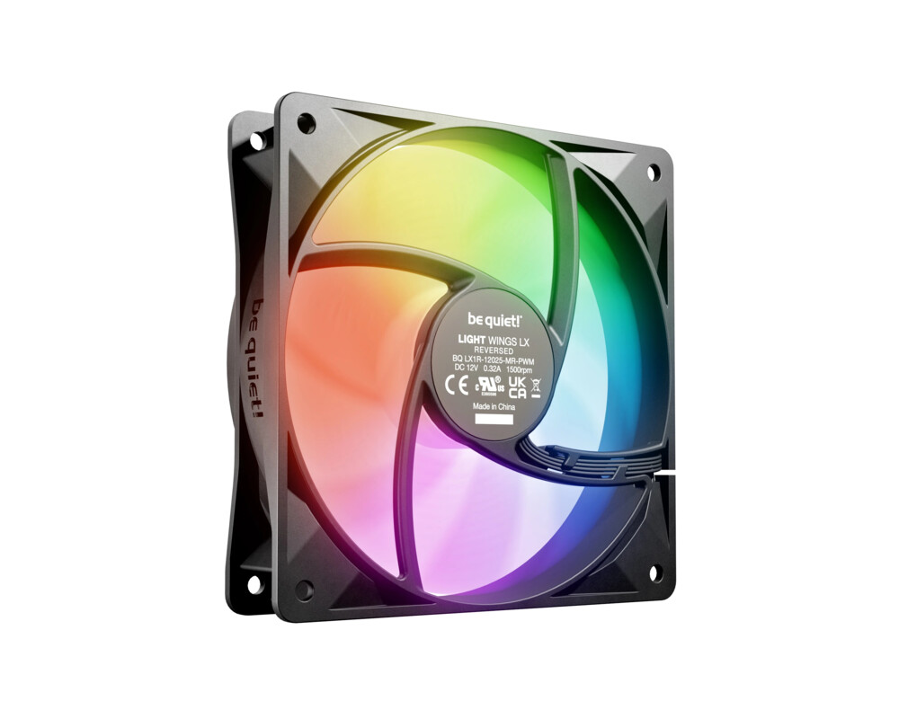 Вентилатор be quiet! Fan 120mm - LIGHT WINGS LX 120mm PWM Reverse Black 2