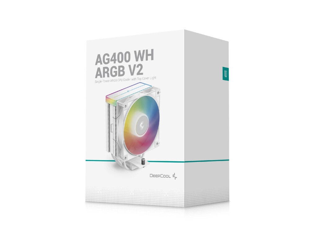 Охладител за процесор DeepCool AG400 White - Addressable RGB V... 12