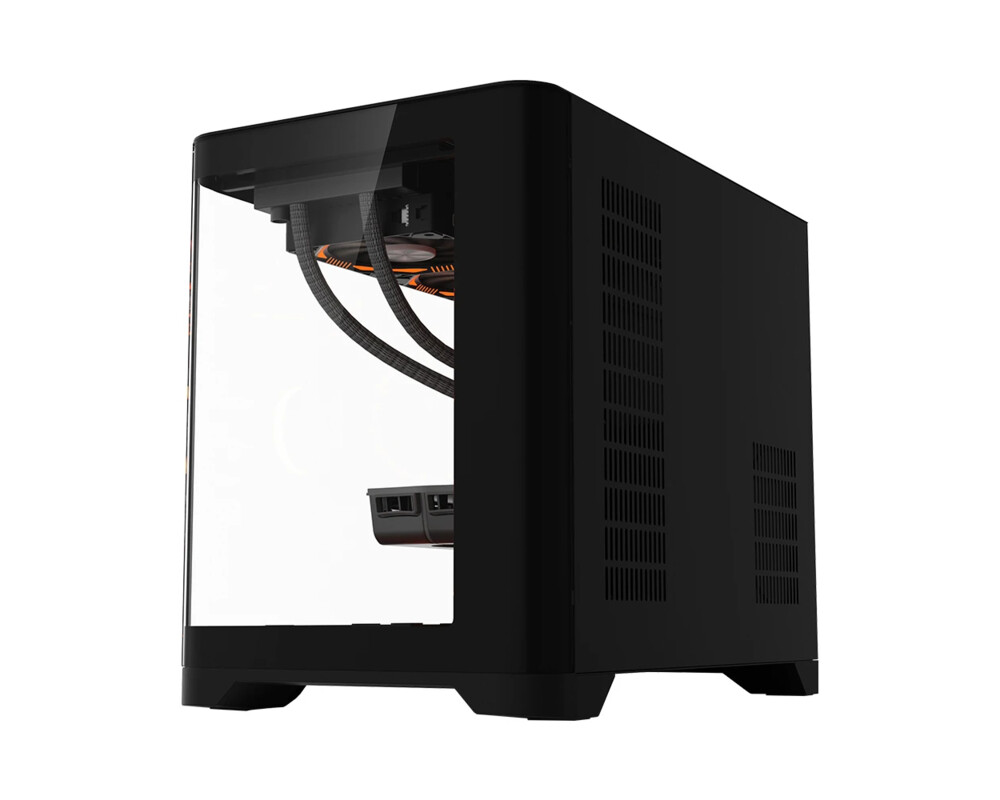 Кутия 1stPlayer mATX - UV6 Black 4