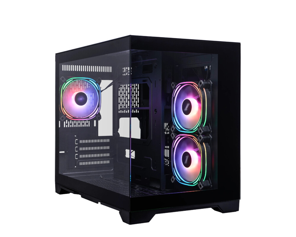 Кутия 1stPlayer mATX - MV6-TP Black - 3 fans i... 2
