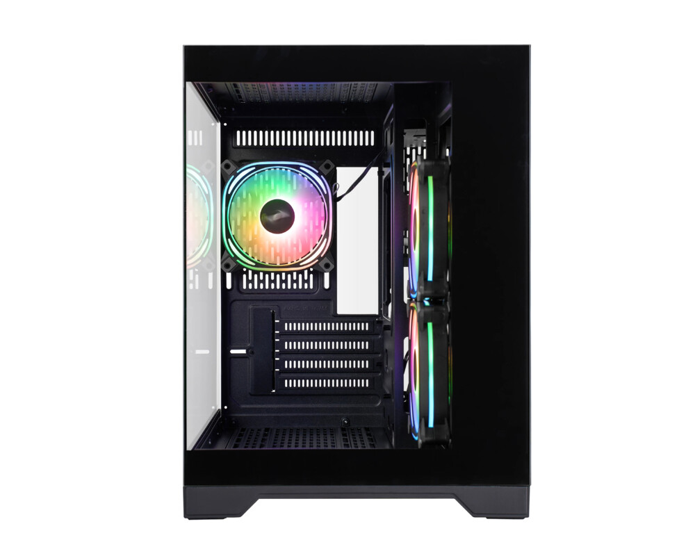Кутия 1stPlayer mATX - MV6-TP Black - 3 fans i... 3