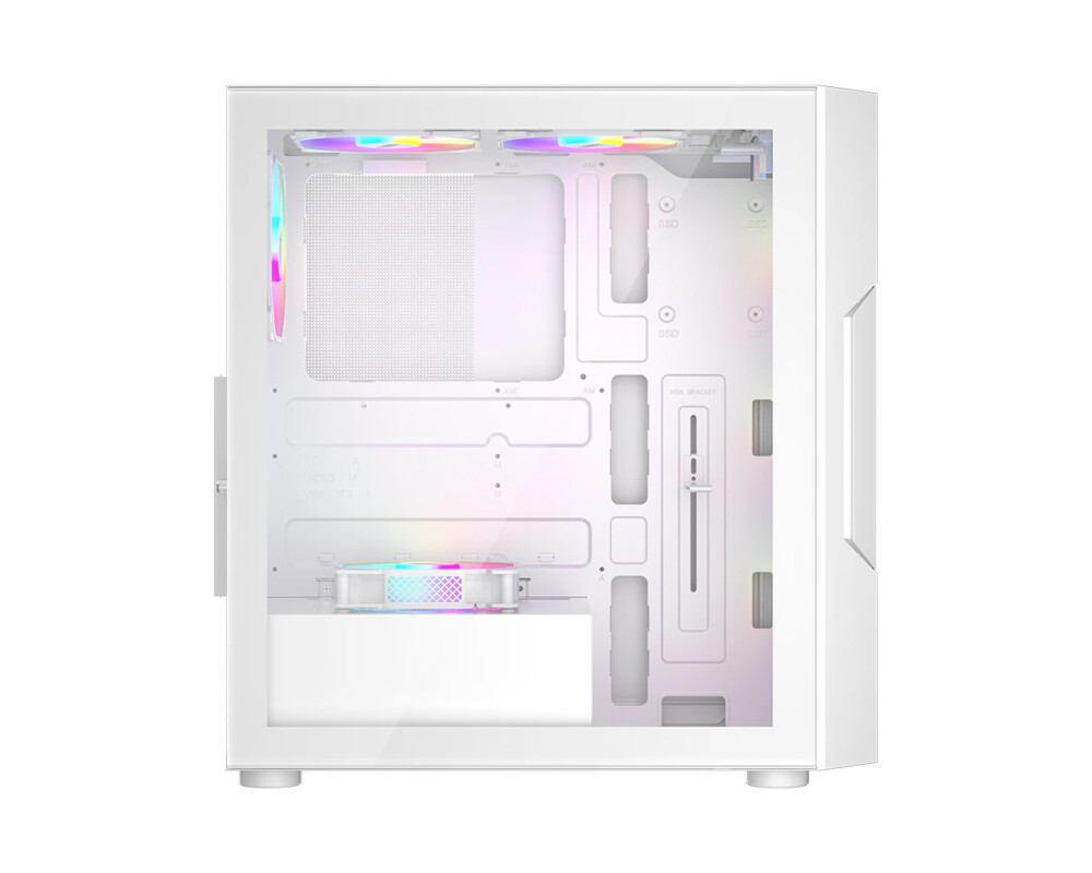 Кутия 1stPlayer ATX - TRILOBITE T7 White - 4 f... 12