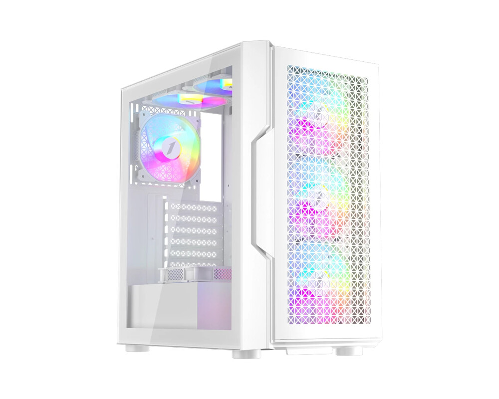 Кутия 1stPlayer ATX - TRILOBITE T7 White - 4 f... 7