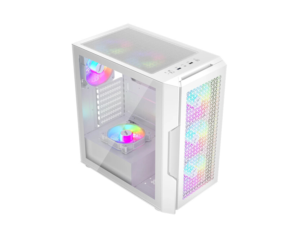 Кутия 1stPlayer ATX - TRILOBITE T7 White - 4 f... 17