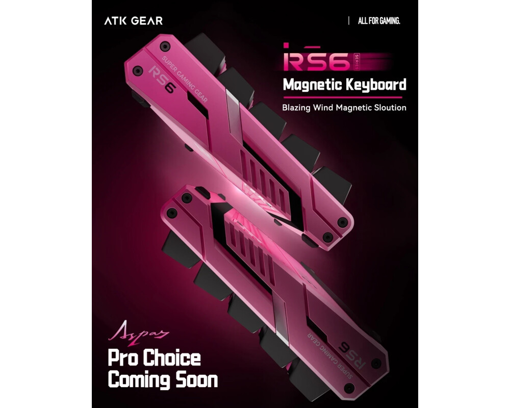Клавиатура ATK професионална геймърска механична клавиатура Professional Gaming Mechanical Keyboard RS6 Ultra - 8K 11