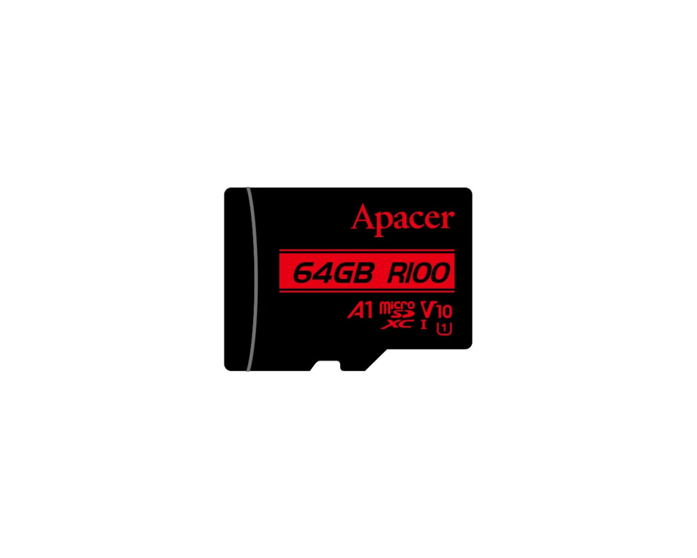 Флаш карта Apacer 64GB microSDHC/SDXC UHS-I U1 V10 A1 (1 adapter) 3