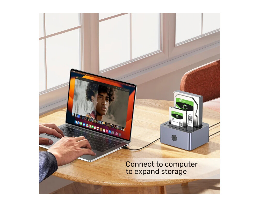 Аксесоар за съхранение Unitek докинг станция Storage - HDD Dock... 11