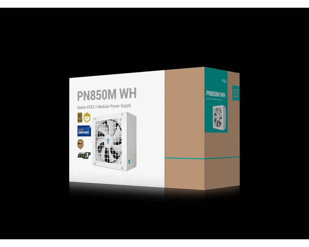 Захранване DeepCool ATX 3.1 PN850-M 80+ Gold, Бял 9