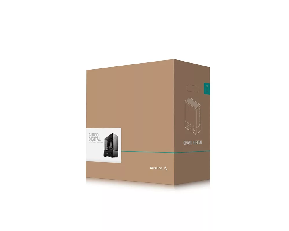 Кутия DeepCool ATX - CH690 DIGITAL Black 11